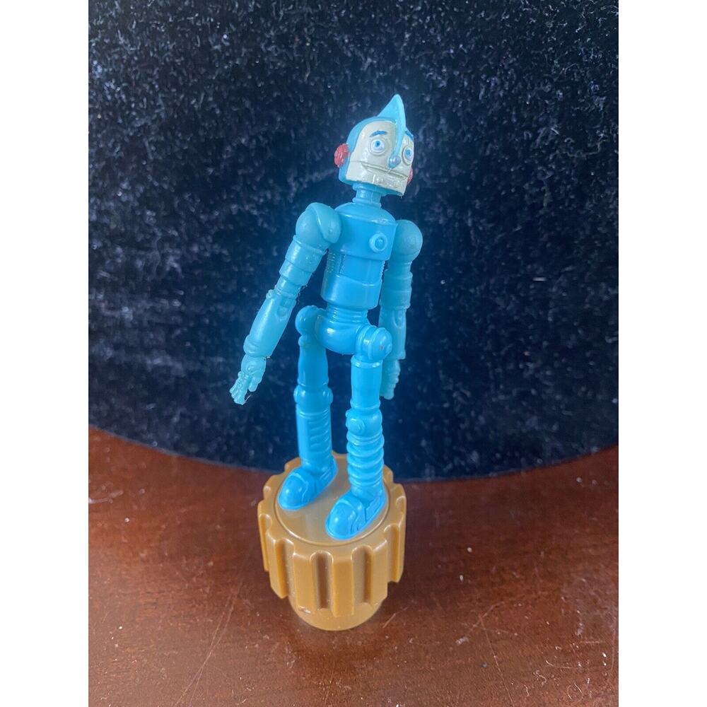 Robots RODNEY COPPERBOTTOM push button figure Mattel 4 1/2"H Action Figure